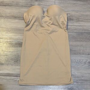 NWT Victoria’s Secret nude shapewear compression slip mini dress size 36B